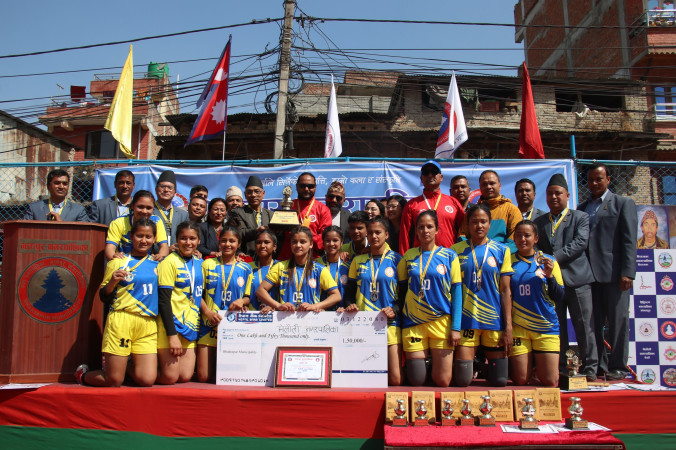 अन्तर नगर महिला कबड्डी प्रतियोगिता, मेलौली नगरपालिका प्रथम