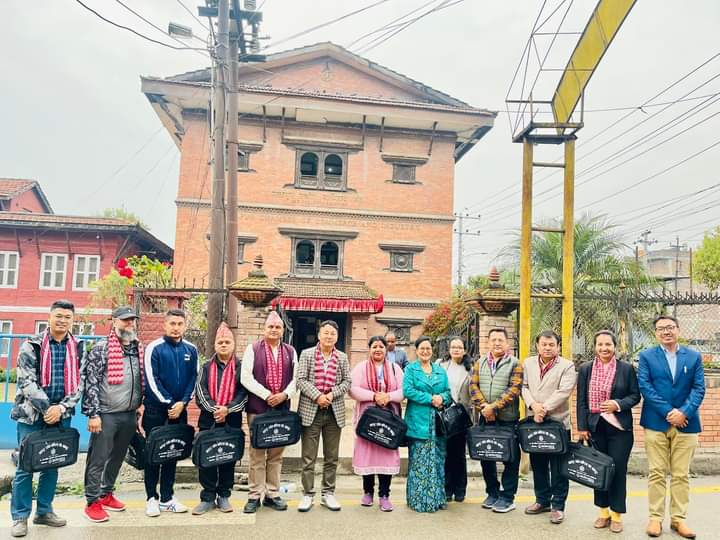 पोखरा उद्योग वाणिज्य संघका पदाधिकारी भक्तपुरमा