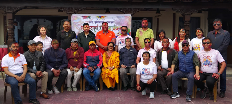 बीसीसीआईमा आबद्ध उद्योगी व्यवसायीद्वारा होली कार्यक्रम सम्पन्न 