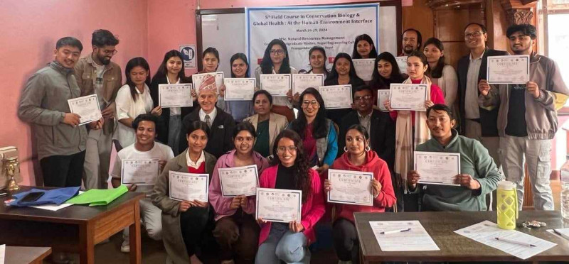 "Field Course in Conservation Biology & Global Health: At the Human Environment Interface'' concluded