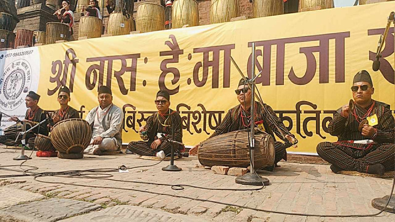 न्यातोपाल मन्दिरमा भव्य धिमे प्रदर्शनी (तस्वीर कथा)