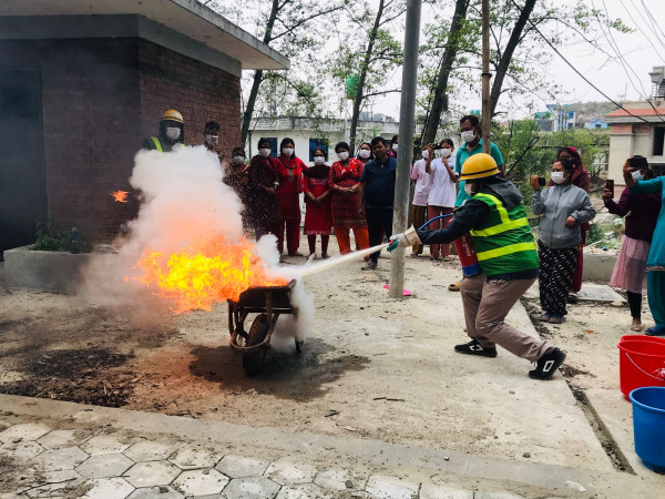चाँगुनारायण नगरपालिकाका वडाहरुमा अग्नी नियन्त्रण 