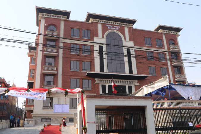 भक्तपुर जिल्ला अदालतको नवनिर्मित भवन समुद्घाटन