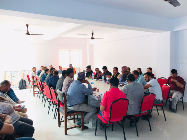 चाँगुनारायाण नगरपालिका र एनजीओवीच नीति, कार्यक्रम तथा योजना तर्जुमाबारे छलफल