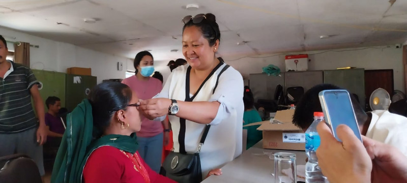 महाभारतका ६६ जनाको निःशुल्क मोतिविन्दुको शल्यक्रिया