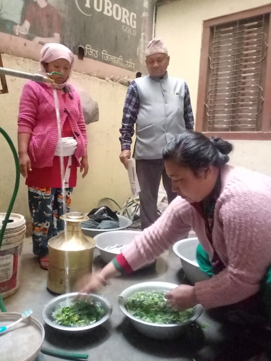 सिपाडोलमा एक घर एक धारा