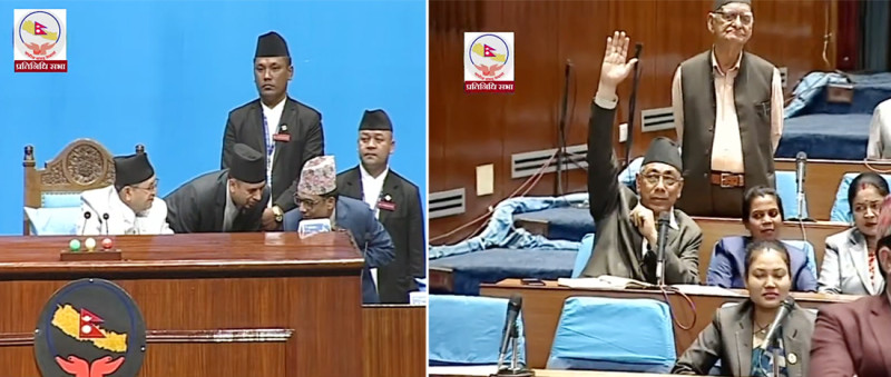 जब प्रेम सुवालले प्रस्तावको विपक्षमा रहेको जनाउ दिँदै ‘हुन्न’ भने 