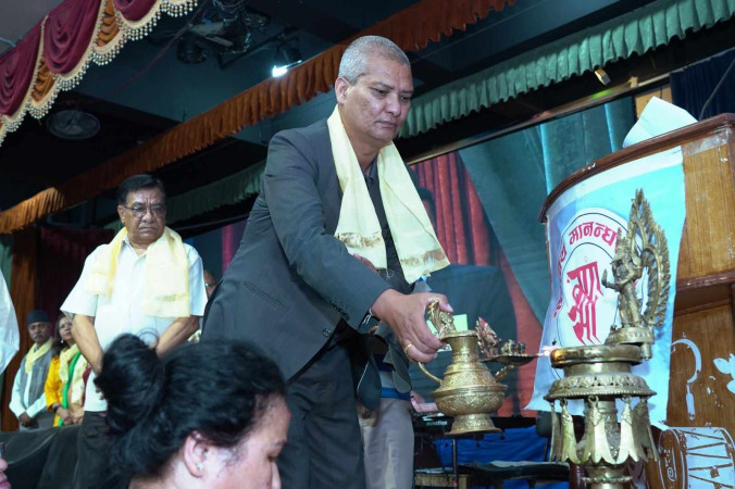 केन्द्रीय मानन्धर संघको कार्यक्रममा दुई स्रष्टा सम्मानित