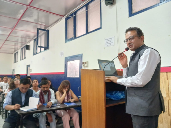 एभरेष्टका विद्यार्थीहरूसँग स्काफका अध्यक्षको अन्तरकृया सम्पन्न