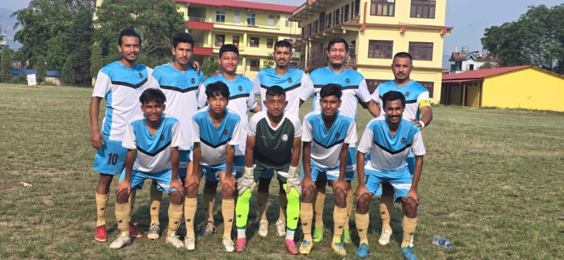 भक्तपुर जिल्ला लिग फुटबल ः भक्तपुर युनाइटेड र एफसी रिलवीचको खेल बराबरीमा  