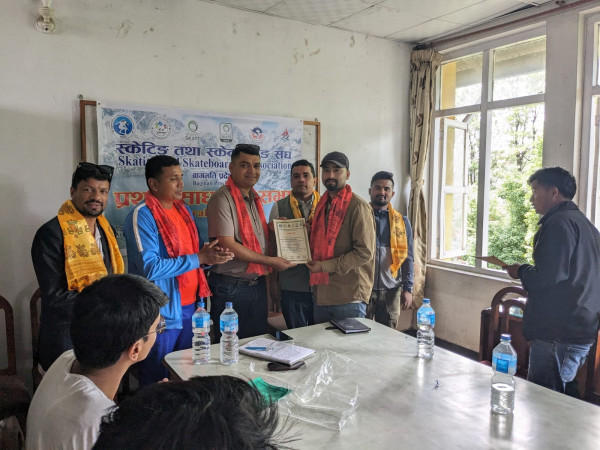 नेपाल स्केटिङ्ग तथा स्केट बोर्डिङ संघ, बाग्मती प्रदेशको प्रथम  अधिबेशन सम्पन्न