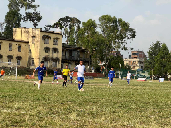 मध्यपुर युनाइटेड र बृहस्पति युवा क्लवको खेल गोलरहित बराबरीमा