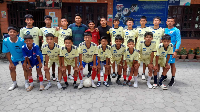 विनायक शिक्षा निकेतन मध्यपुर थिमि नगरपालिका कप २०८१ को फाइनलमा 