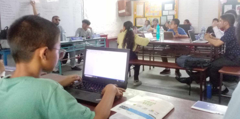 भक्तपुरमै सम्भबत पहिलो पटक एभरेस्ट इगलिश स्कुल नमूना संयुक्त राष्ट्र २०२४