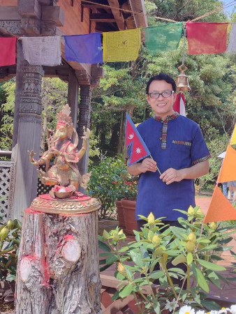 जापानको नेवा बगैंचामा बुद्ध नेपालमा जन्मेको सन्देश दिन साँंस्कृतिक कार्यक्रम