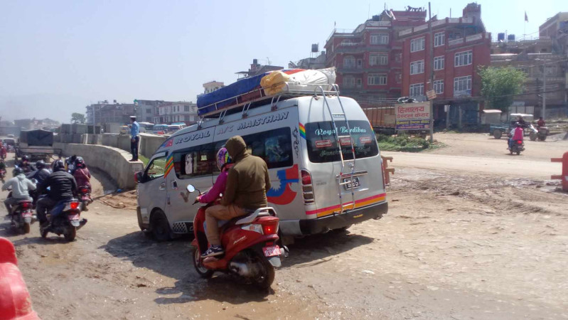 सूर्यविनायकबाट धुलिखेल, डेढ वर्ष बितिसक्दा बल्ल करिब २५ प्रतिशतमात्रै प्रगति