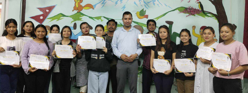 रेडियो प्रस्तोता तथा पब्लिक स्पिकिङ्ग तालिम सम्पन्न