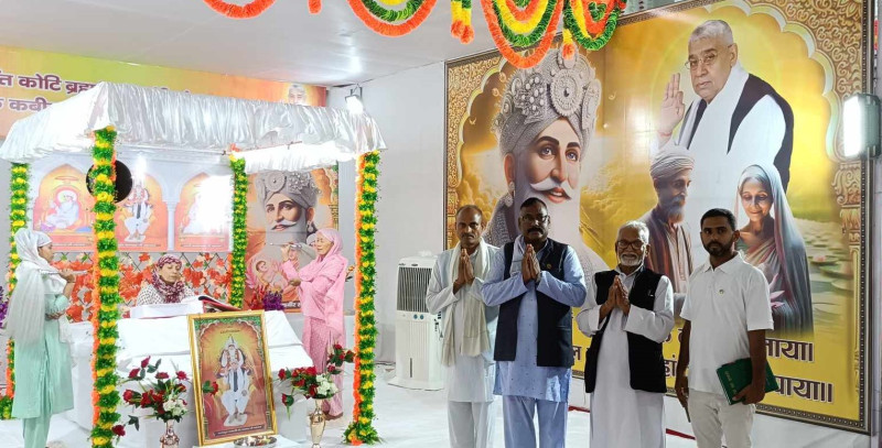 सतलोक आश्रम धनुषामा   कबीर परमेश्वरको ६२७ औं प्रकट दिवसको तीन दिवसीय कार्यक्रम प्रारम्भ