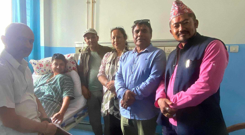 वडा अध्यक्ष के.सीको स्वास्थ्यमा सुधार