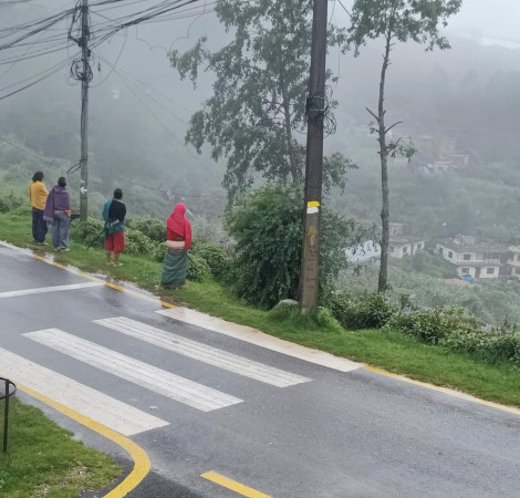 पानी परेपछि खुलेको नगरकोट तस्वीरहरुमा 