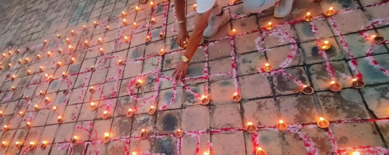 भक्तपुरको टौमढीमा भएको राहुदान तस्वीरहरुमा