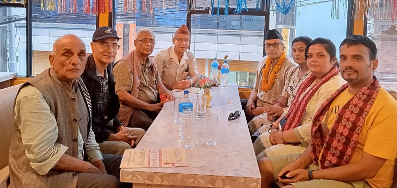 साहित्यकार प्रजापति तिमिल्सिनालाई सुखद शुभकामनासहितको बिदाइ