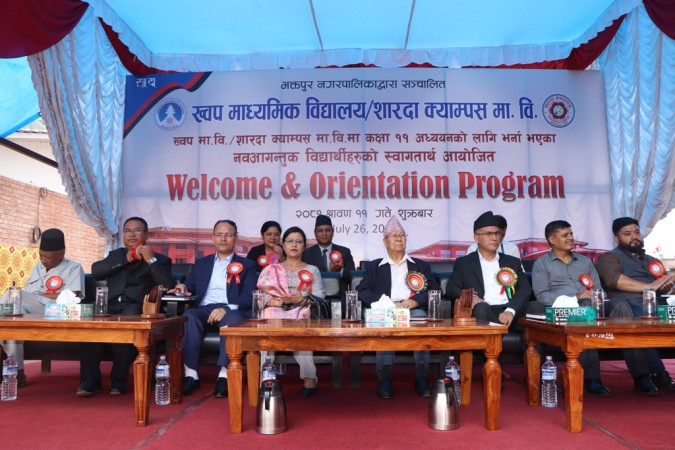 ख्वपका नवआगन्तुक विद्यार्थीहरुलाई गरियो स्वागत 