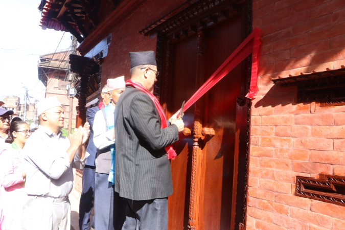 भनपा ९ स्थित पाली फः फल्चा उद्घाटन