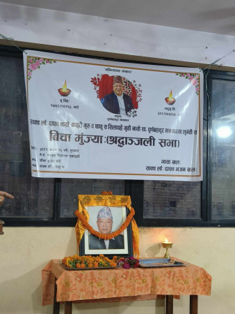 भक्तपुरका स्वर्गीय समाजसेवी मानन्धरको स्मृतिमा प्रतिमा स्थापना हुने 