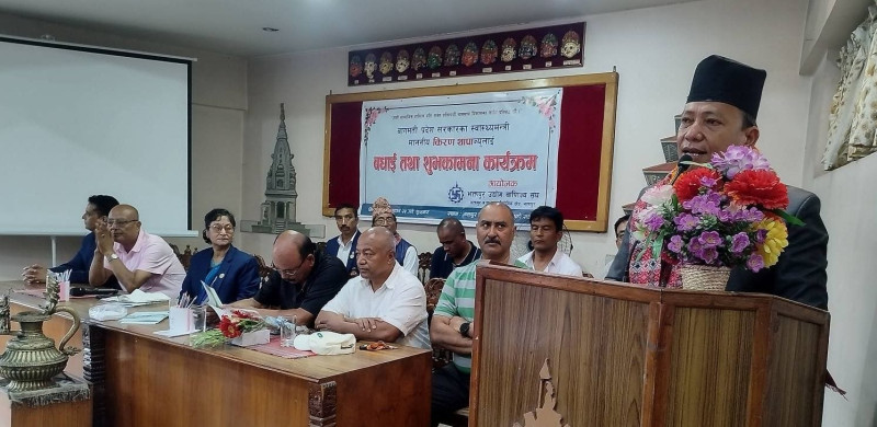 सहजै स्वास्थ्य सेवा पाउने वातावरण बनाउन लागिपर्छु ः स्वास्थ्यमन्त्री थापा