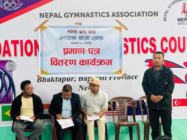 मण्डला धिमे खलको आयोजनामा धन्यवाद ज्ञापन तथा प्रमाणपत्र वितरण 