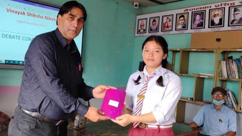 वैदेशिक रोजगारले देश बिकास हुन्छ शिर्षकमा वादविवाद प्रतियोगिता सम्पन्न 