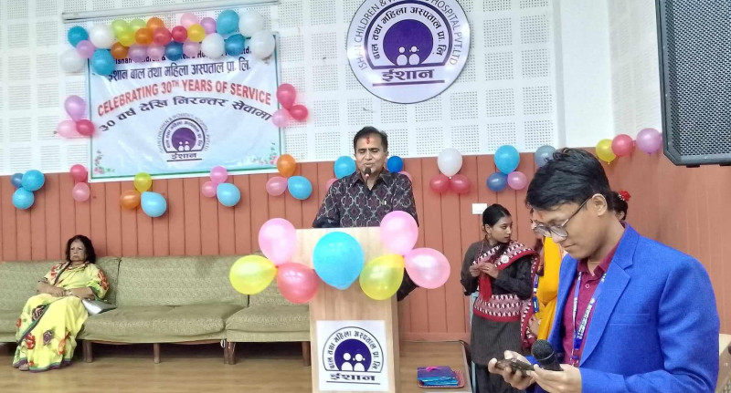 इशान बाल तथा महिला सय बेडको सुविधा सम्पन्न अस्पताल बनाउन सफल