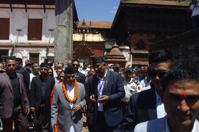 राष्ट्रपतिलाई लासिवाको स्वागत ः मेयर उपमेयर अनुपस्थित