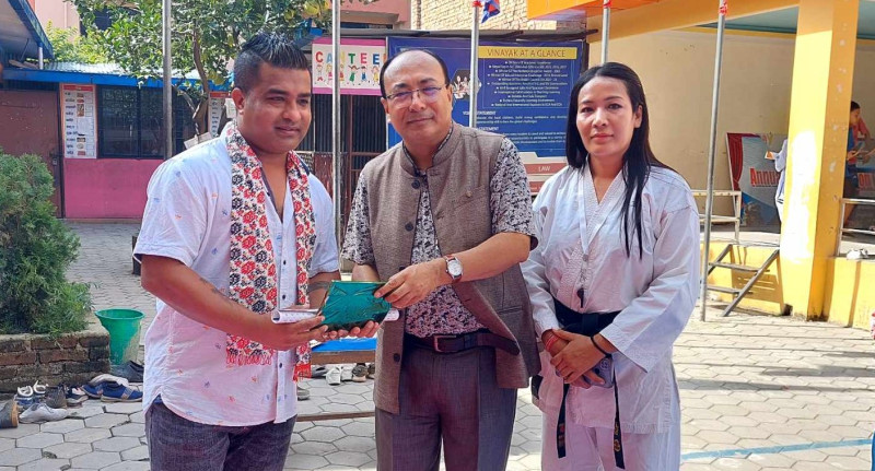 विनायकमा कराँते बेल्ट टेस्ट कार्यक्रम