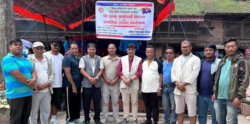 युवा संघले गरयो दतात्रयमा निःशुल्क खानेपानीको व्यवस्था
