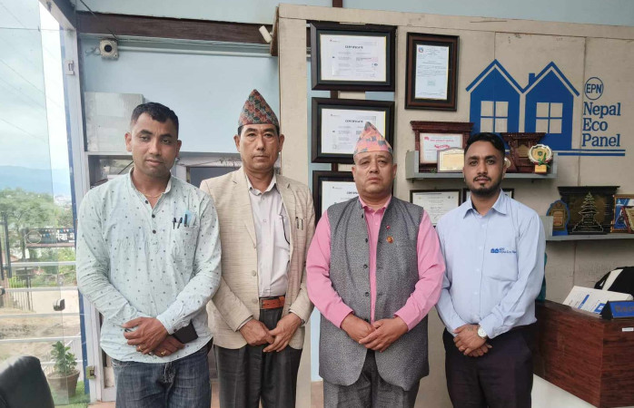 नेपाल इको प्यानल र ग्रील तथा स्टिल तथा व्यवसायी महासंघवीच छलफल