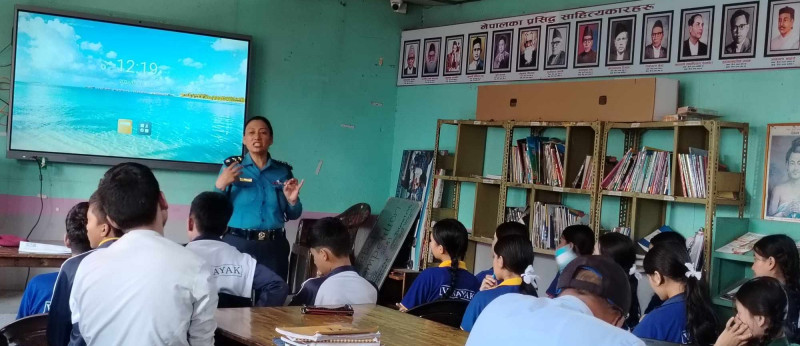 विनायकमा साइबर अपराधसम्बन्धी सचेतना कार्यक्रम 