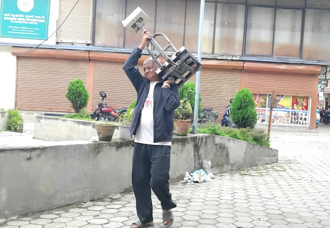 सूर्यविनायक नगरपालिकामा नापतौल डोर कार्यक्रम सुरु