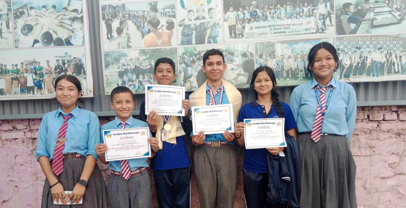 विनायकका विद्यार्थी राष्ट्रव्यापी स्क्र्याबल प्रतियोगितामा छनौट हुन सफल