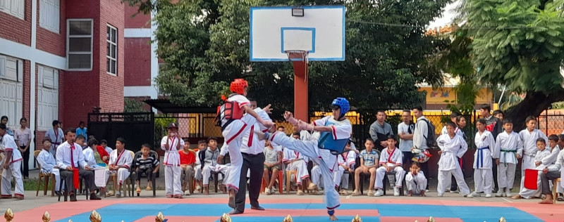 सकियो आठौं कंकेश्वरी अन्तरविद्यालय एकायन कराते प्रतियोगिता २०८१