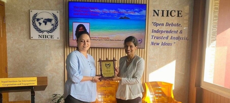 NIICE 18 th Dialogue Series on “The Indian Ocean: Traditional Security, Non-Traditional Security, and the smaller states”