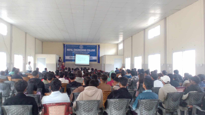 नेकमा गरियो नवआगन्तुक विद्यार्थीलाई स्वागत