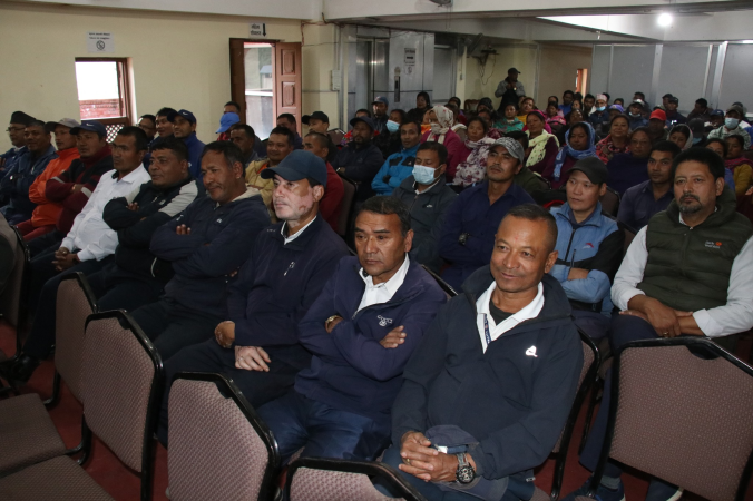 भक्तपुर महोत्सवलाई लक्षित गरी सफाईकर्मीहरुको भेला 