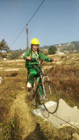 भक्तपुरमै  स्काउटको साहसिक खेल सुरु