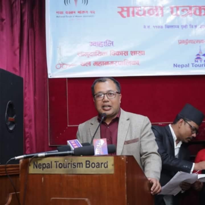 यो वर्षको ज्यापू युवा प्रतिभा सञ्चार सम्मान पत्रकार महर्जनलाई 