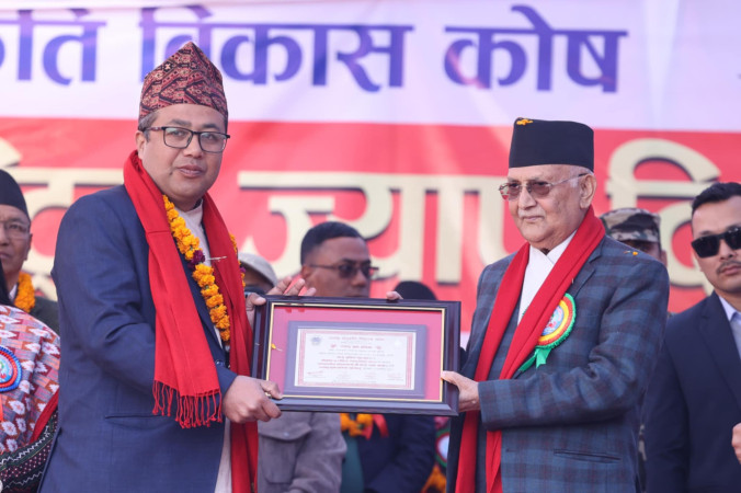 महर्जनलाई ज्यापू प्रतिभा सञ्चार सम्मान