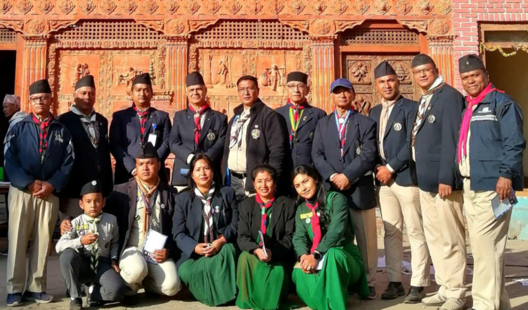 स्काउटका आयुक्तद्वारा भक्तपुर महोत्सवको अवलोकन