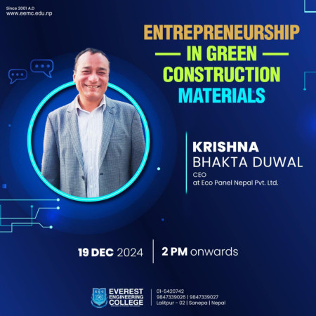 हरित निर्माण सामग्री र उद्यमशीलताबारे प्रेरणादायी सत्र