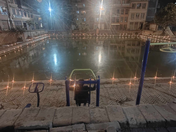 पर्यटक तान्न नागपोखरीमा गरियो दीपावली 